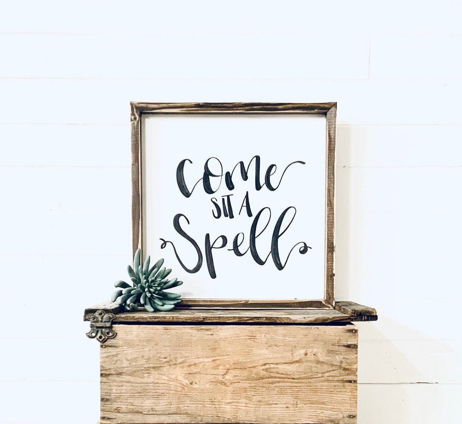 Come Sit A Spell Porch Patio Decor Outdoor Etsy