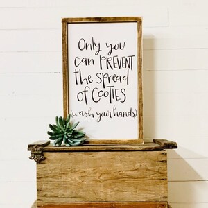 Wash Your Hands Funny Bathroom Sign, Wash Your Hands Wood Sign, Kids Bathroom Decor, Funny Bathroom Quotes, Funny Guest Bathroom Wall Art