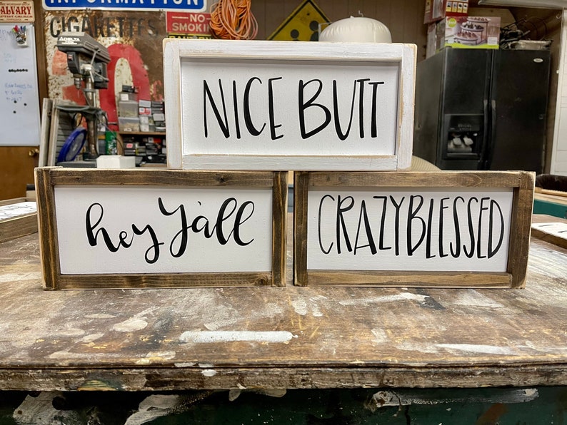 Nice Butt Sign for Back of Toilet Sign for Bathroom Shelf Modern ...