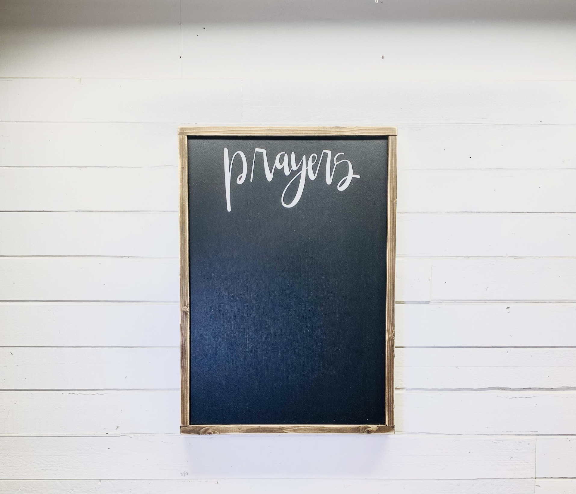 Prayer Board For Wall Prayer Chalkboard Prayer Request Sign Etsy