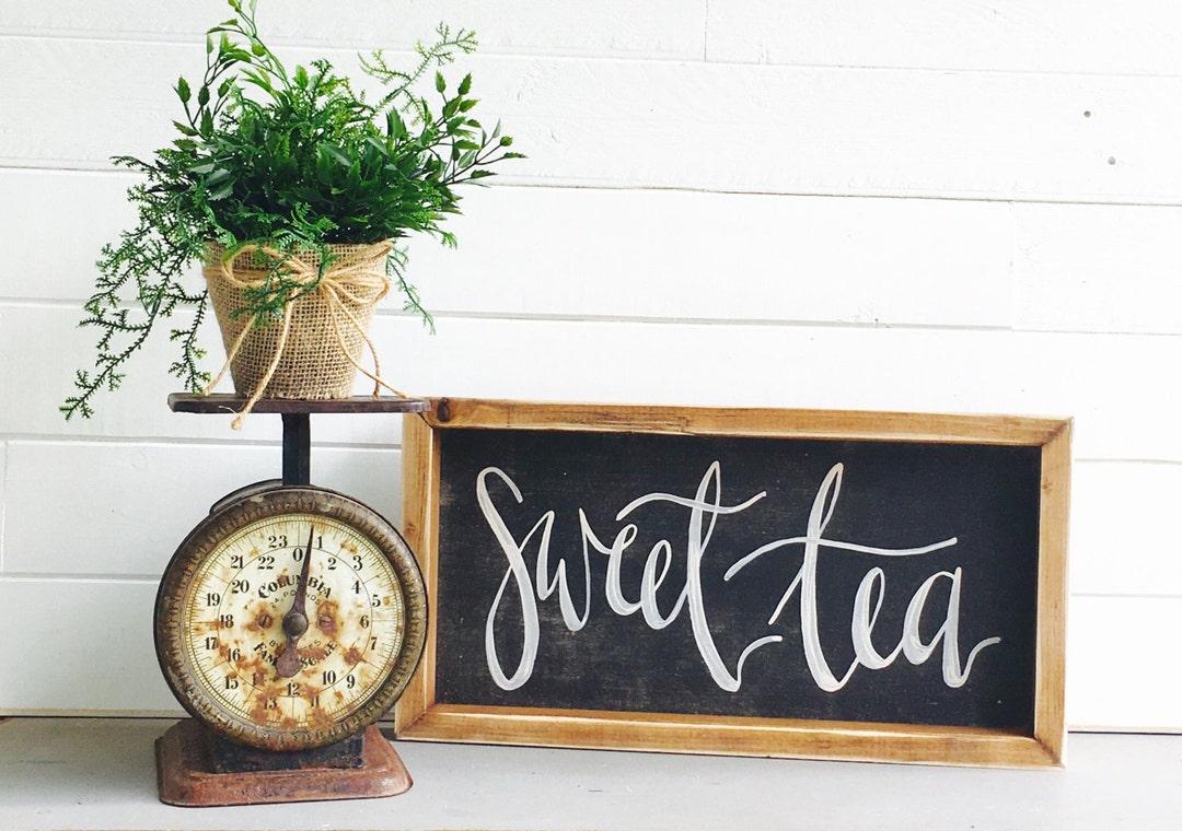 Sweet Tea Southern Kitchen Wood Sign, Gift for Sweet Tea Lover ...