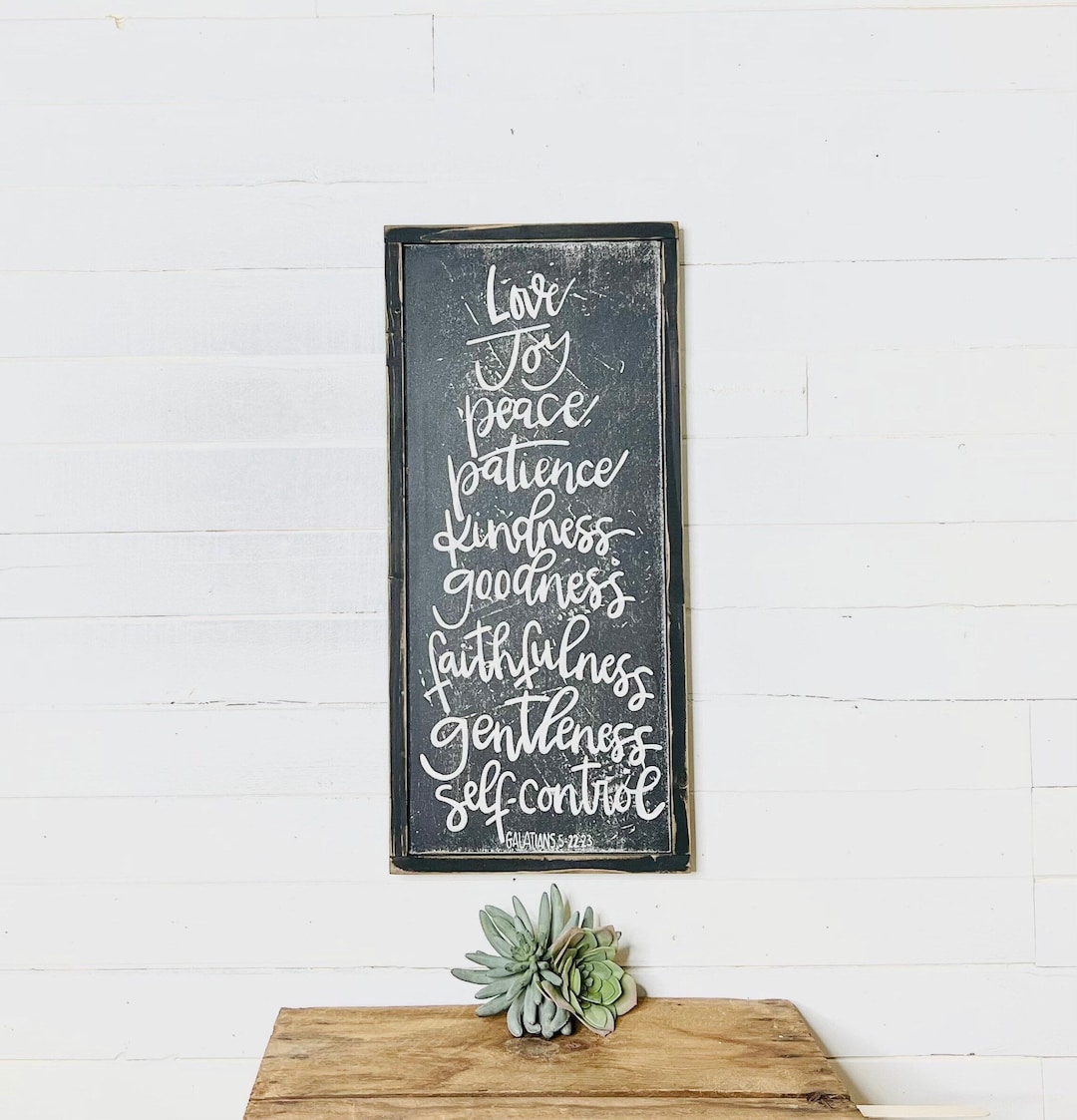 Fruit of the Spirit Wall Art, Galatians 5 22 23 Bible Verse Wall Decor ...