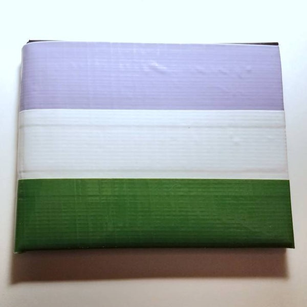 Genderqueer Pride Flag Duct Tape Portemonnaie