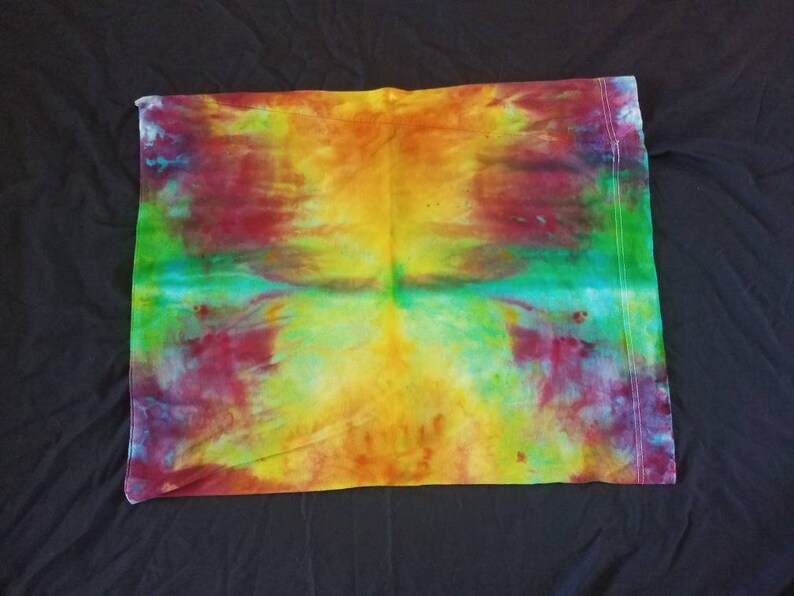 Standard Size Rainbow Tie DyeIce Dye Pillow Case
