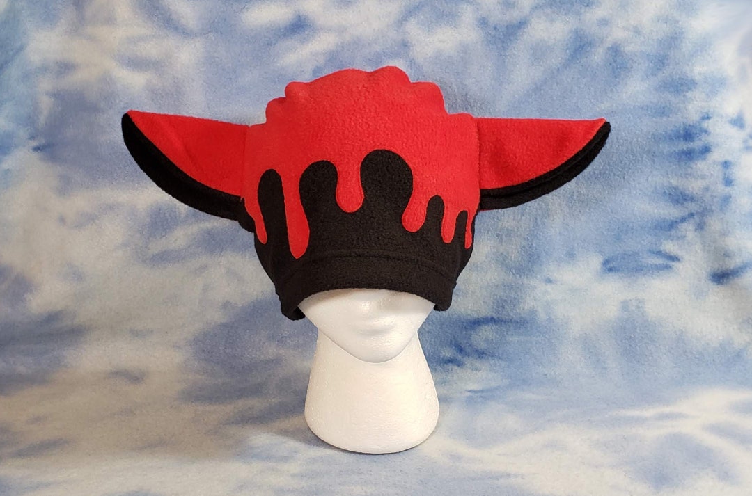 Red Bloody Kitty Hat Drip Biohazard Ooze - Etsy