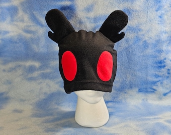 Moth Beanie Hat Cosplay Red Eyes Death Head Wings