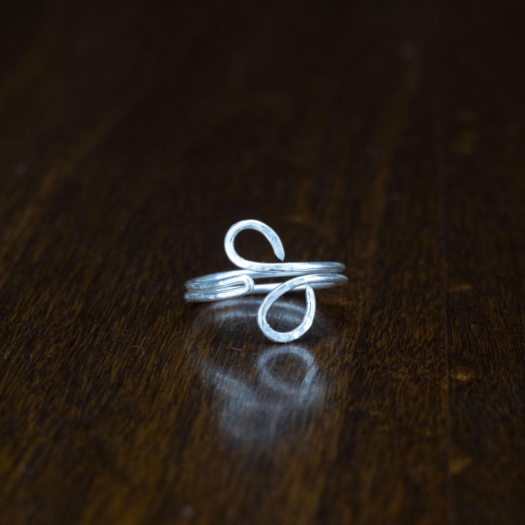 Cold Forged .940 Argentium Silver Ring - Choose Your Size - Etsy