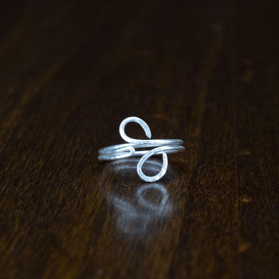 Cold Forged .940 Argentium Silver Ring - Choose your size