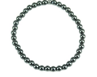 Lodestone Anklet 6mm beads - Magnetic Ankle Bracelet