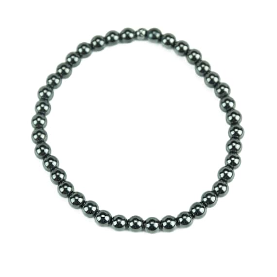 Lodestone Anklet 6mm beads - Magnetic Ankle Bracelet