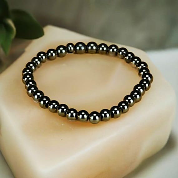 6mm Magnetic Bead Bracelet - Lodestone Bracelet