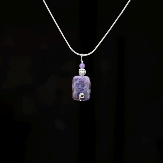 Phosphosiderite Pendant - Reiki Infused