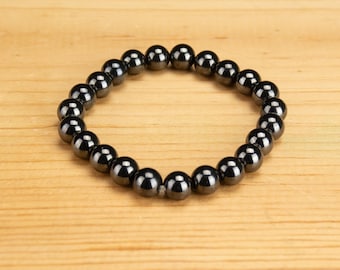 8mm Lodestone Bracelet: Magnetic Bead Bracelet