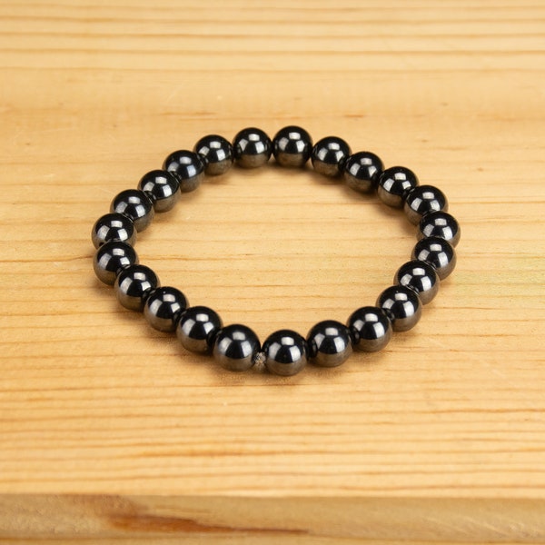 8mm Lodestone Bracelet - Magnetic Bracelet - Reiki Bracelet