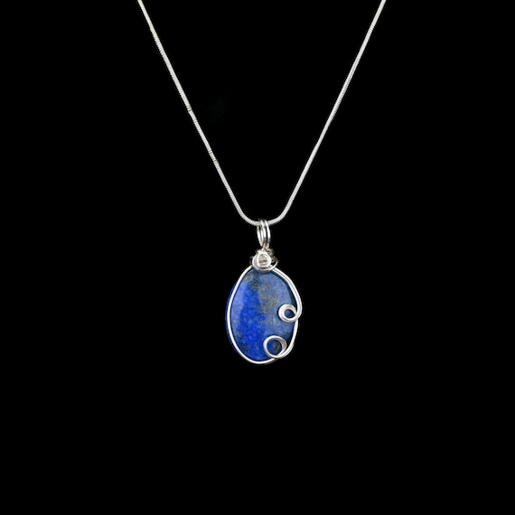 Lapis Lazuli Pendant - Reiki Infused