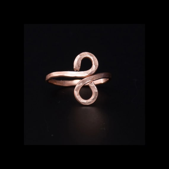 Hammered Copper Ring - Cold Forged Copper