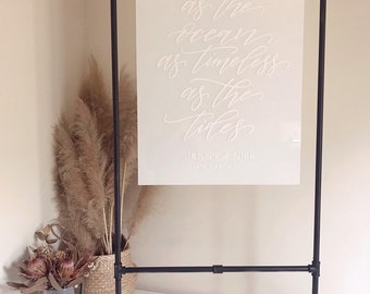 Black Metal Frame Hire Easel Hire Wedding Sign Wedding Seating Plan Acrylic Perspex Sign Willow And Ink Modern Wedding Black Metal Frame Hire Easel Hire Wedding Sign Wedding Seating Plan Acrylic Perspex Sign Willow And Ink Modern Wedding