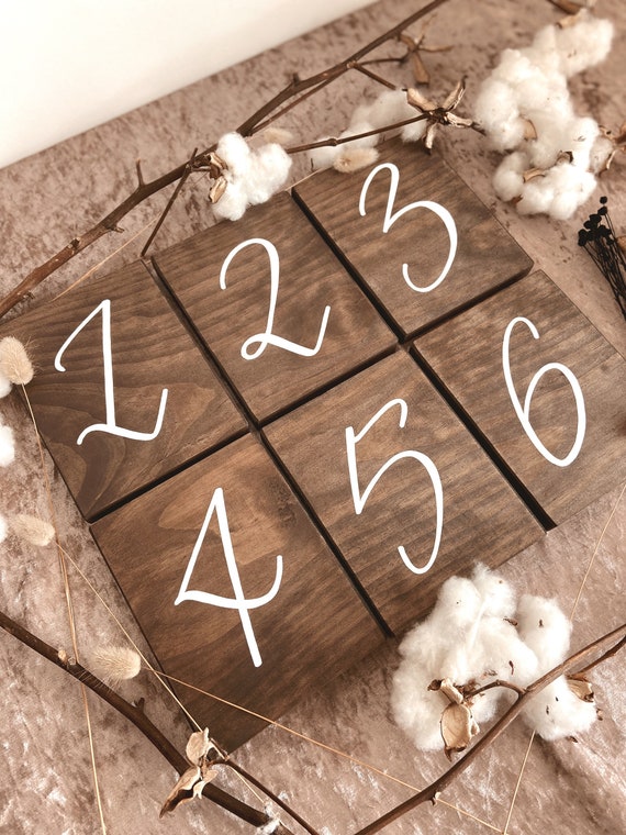 WOODEN Table Numbers Custom Freestanding Wedding Table Etsy Australia