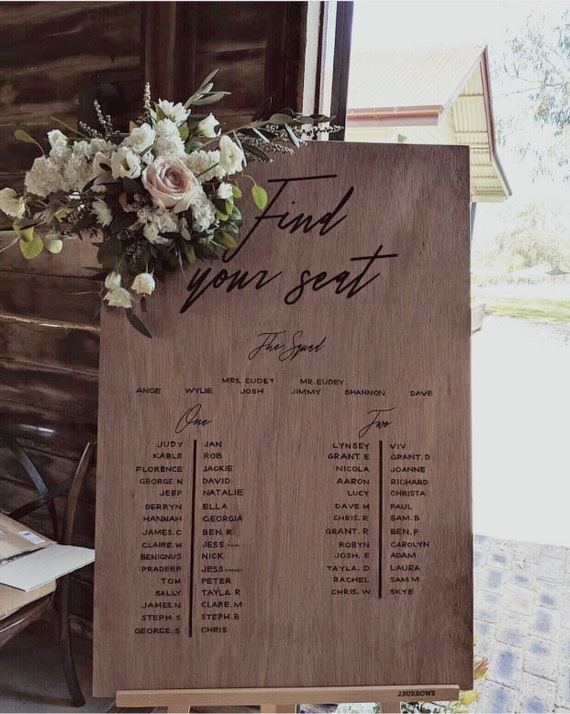 Guest Seating Chart