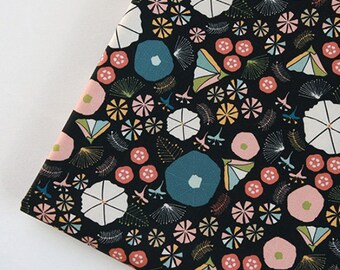 110cm wide Floral pattern DTP fabric DYI,Crafting Sewing cotton material Free Shipping Night Flower printed Cotton Fabric by the yard