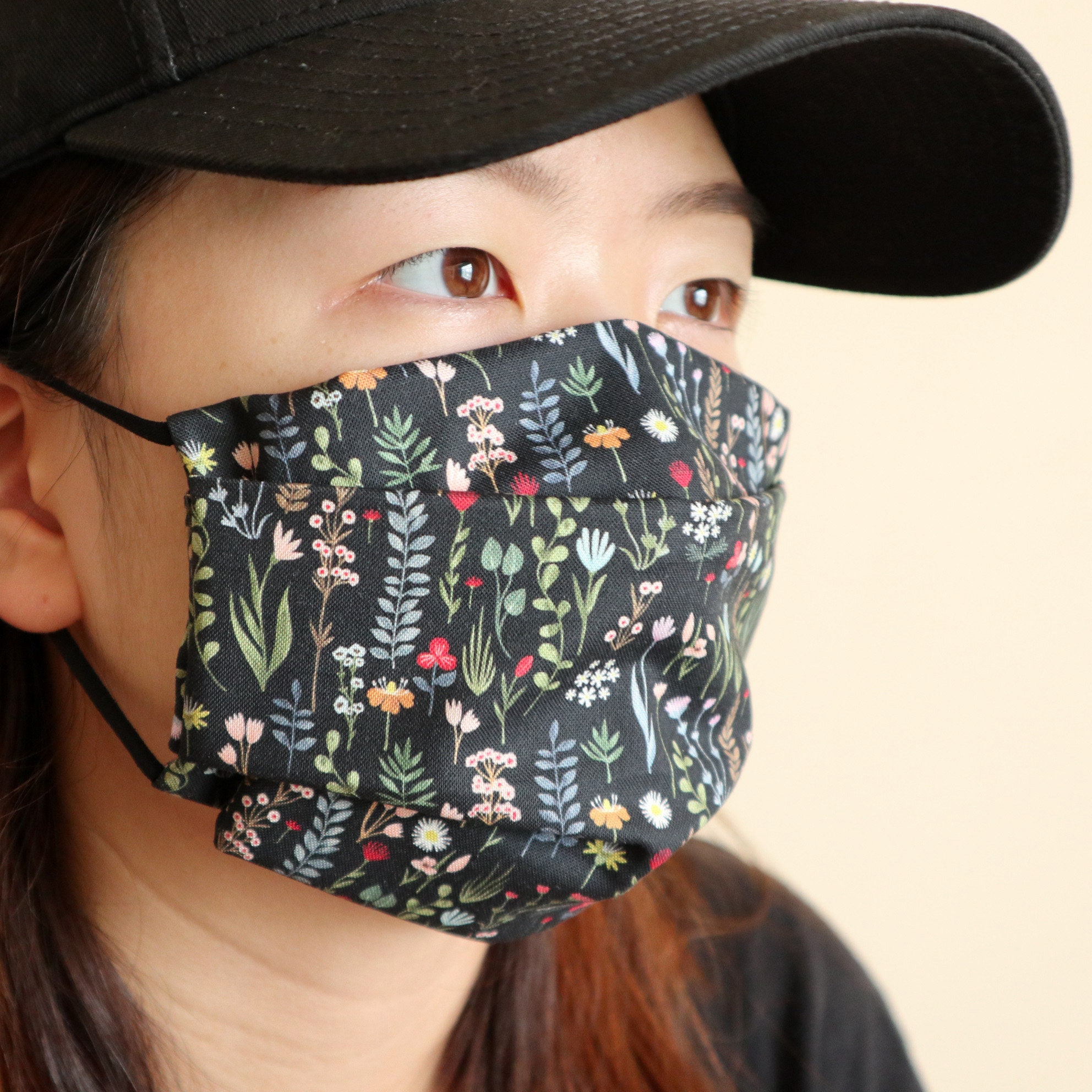Reusable Cotton Face Mask With Filter Pocket Mask Mask Etsy