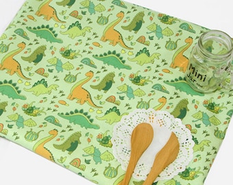 Dinosaur printed Cotton Fabric by the yard, 110cm wide, Cute Animal pattern, Free Shipping, cotton material, Sewing, DTP, Crafting, DIY