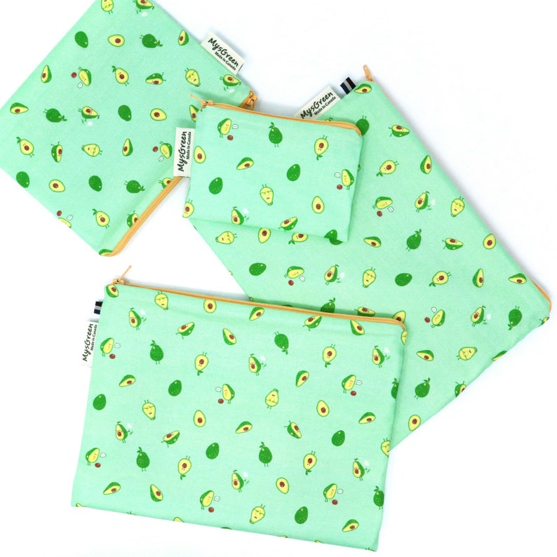 Food, Fruits, Vegetable pattern, I'm an Avocado printed Cotton Fabric by the yard, 110cm wide, Cotton material, Sewing, DTP, Craf, Korea image 5