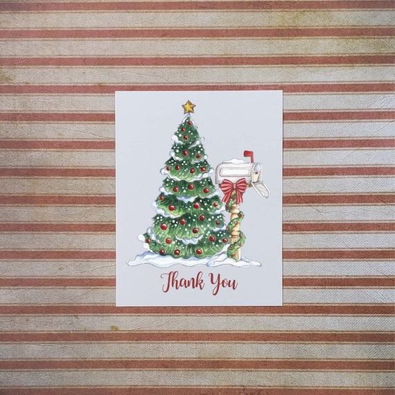 Brieftrager Weihnachten Danke Postkarten Post Arbeiter Etsy