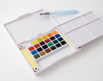 Sakura Koi watercolors, pocket field sketch set, 24 pans