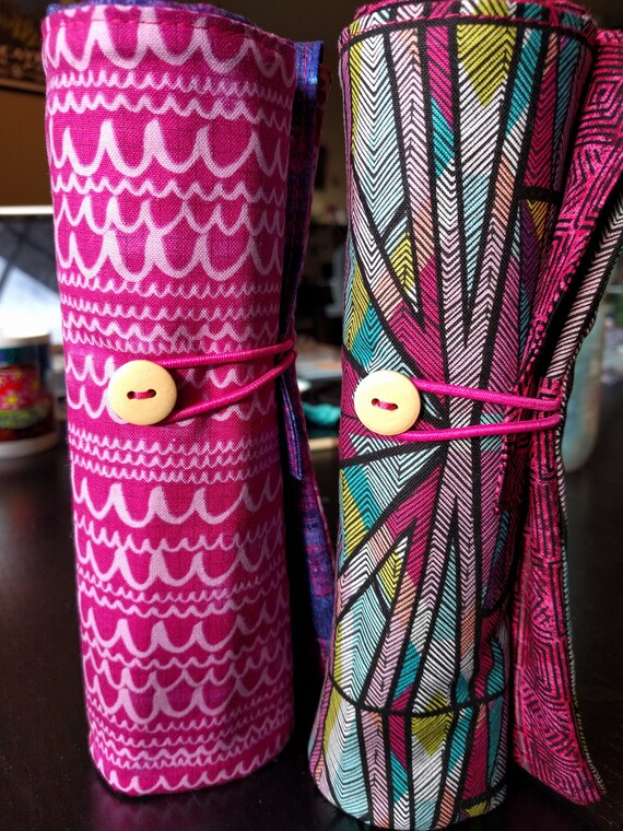 Colored Pencil Holder (Holds Up To 30 Pencils!)-100% Cotton Modern Artist Series - Lots of Prints to Choose From!!!