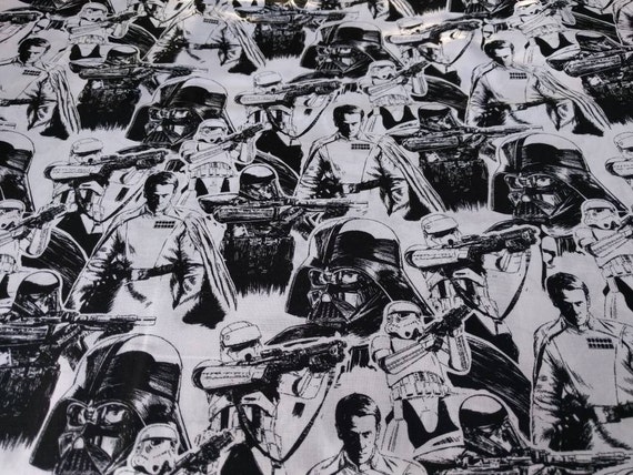 Back in Stock! LIMITED EDITION Star Wars Cloth Reusable Washable Cotton Napkin / Perfect for School Lunches or Home Use! - Rogue One!