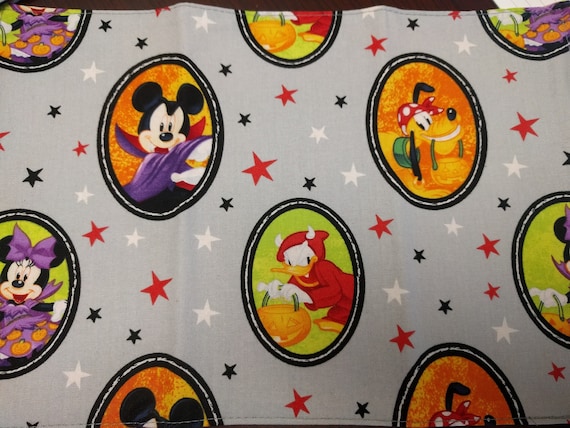 Disney Halloween Napkins Sold Individually Choose Your Amount - Reversible, Washable, Reusable Mickey, Goofy, Donald & Minnie!!!