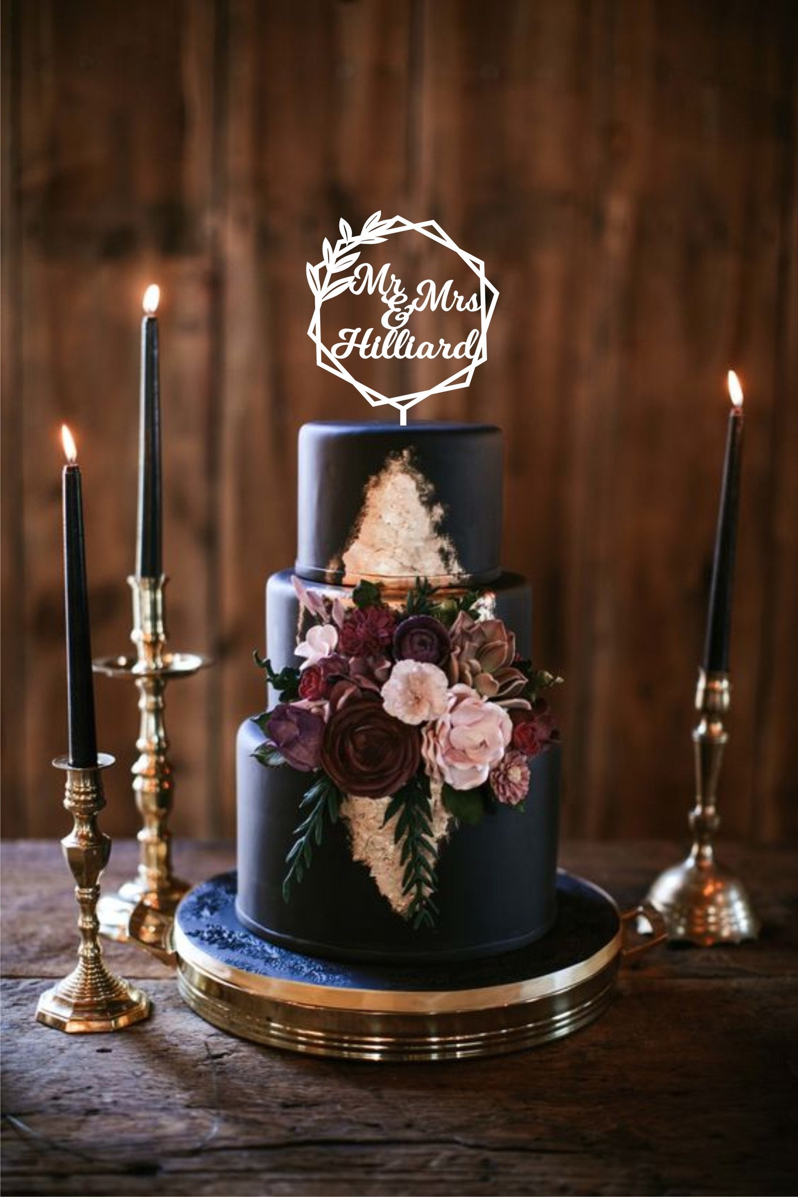 etsy custom wedding cake topper