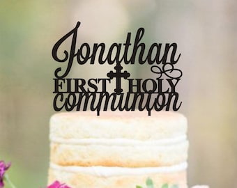 Gateau De Communion Fille Etsy
