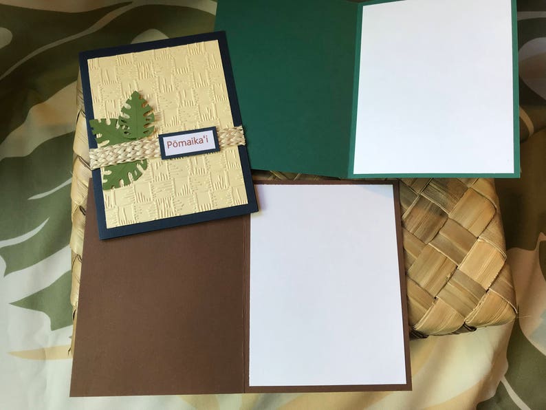 Cherish Ho/'oheno Hawaiian Blank Greeting Card