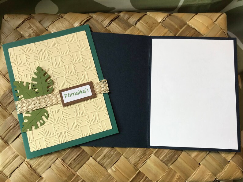 Cherish Ho/'oheno Hawaiian Blank Greeting Card