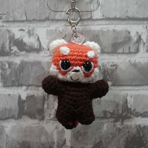 Amigurumi Bag Buddy Red Panda Bag Charm