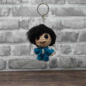 Amigurumi Squid Player Keychain