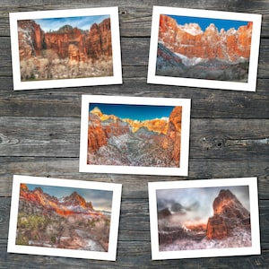 Holiday Card Set | Zion National Park