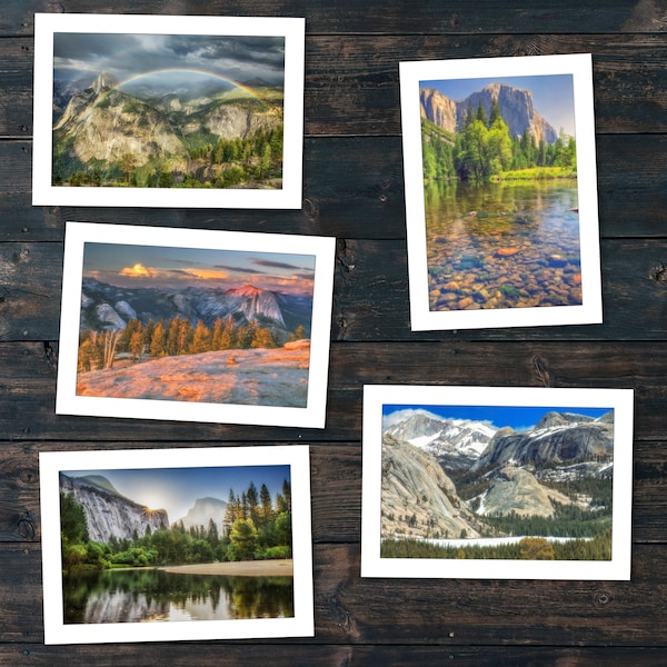 Photo Greeting Card Set | Yosemite National Park in Summer