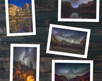 Yosemite Greeting Cards | Yosemite Night Photography