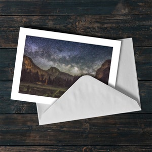 Cartes de voeux Yosemite | Photographie de nuit à Yosemite
