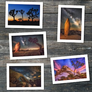 Photo Greeting Cards | Joshua Tree National Park | Night Sky
