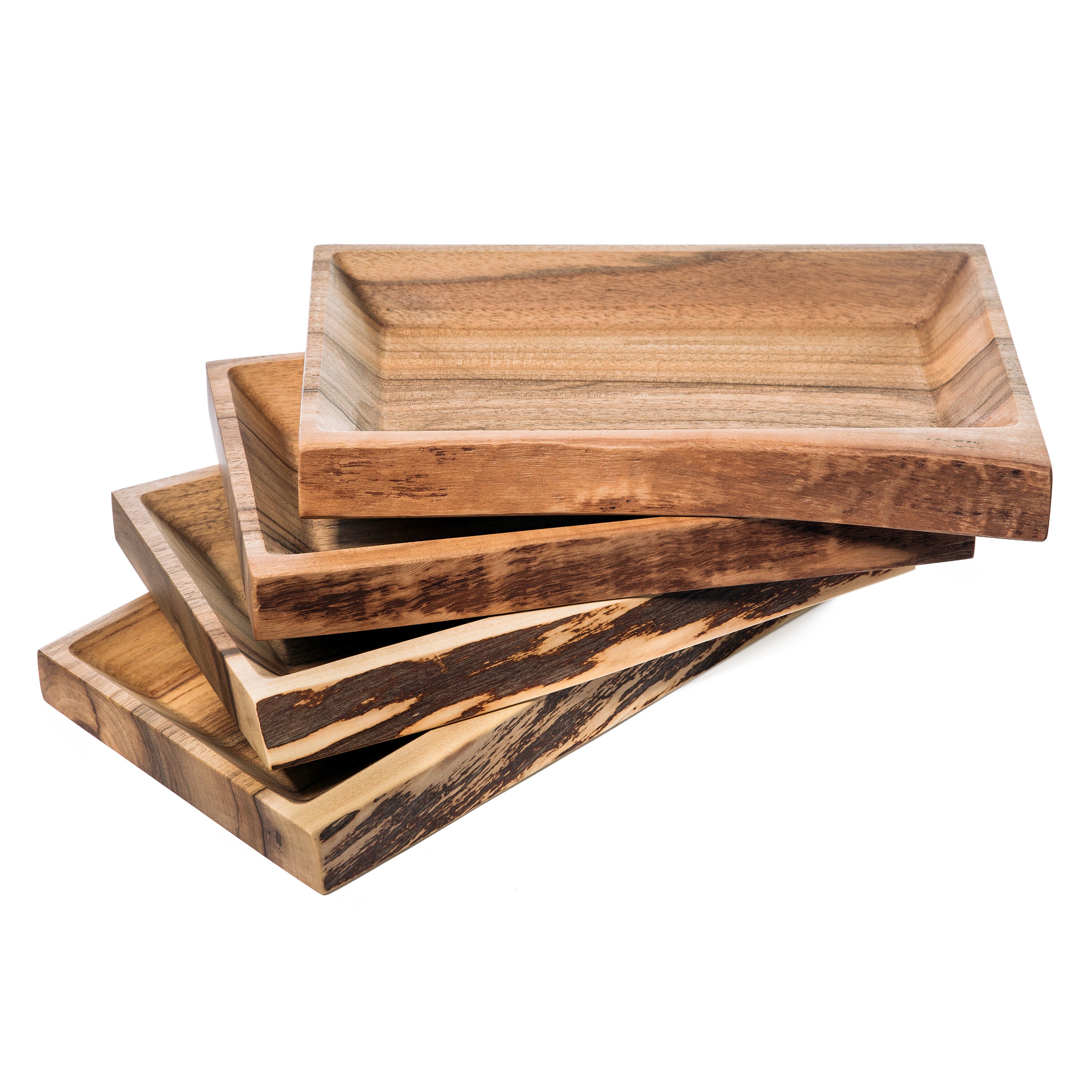 Deep Live edge Catchall Tray wood valet tray wooden tray Etsy