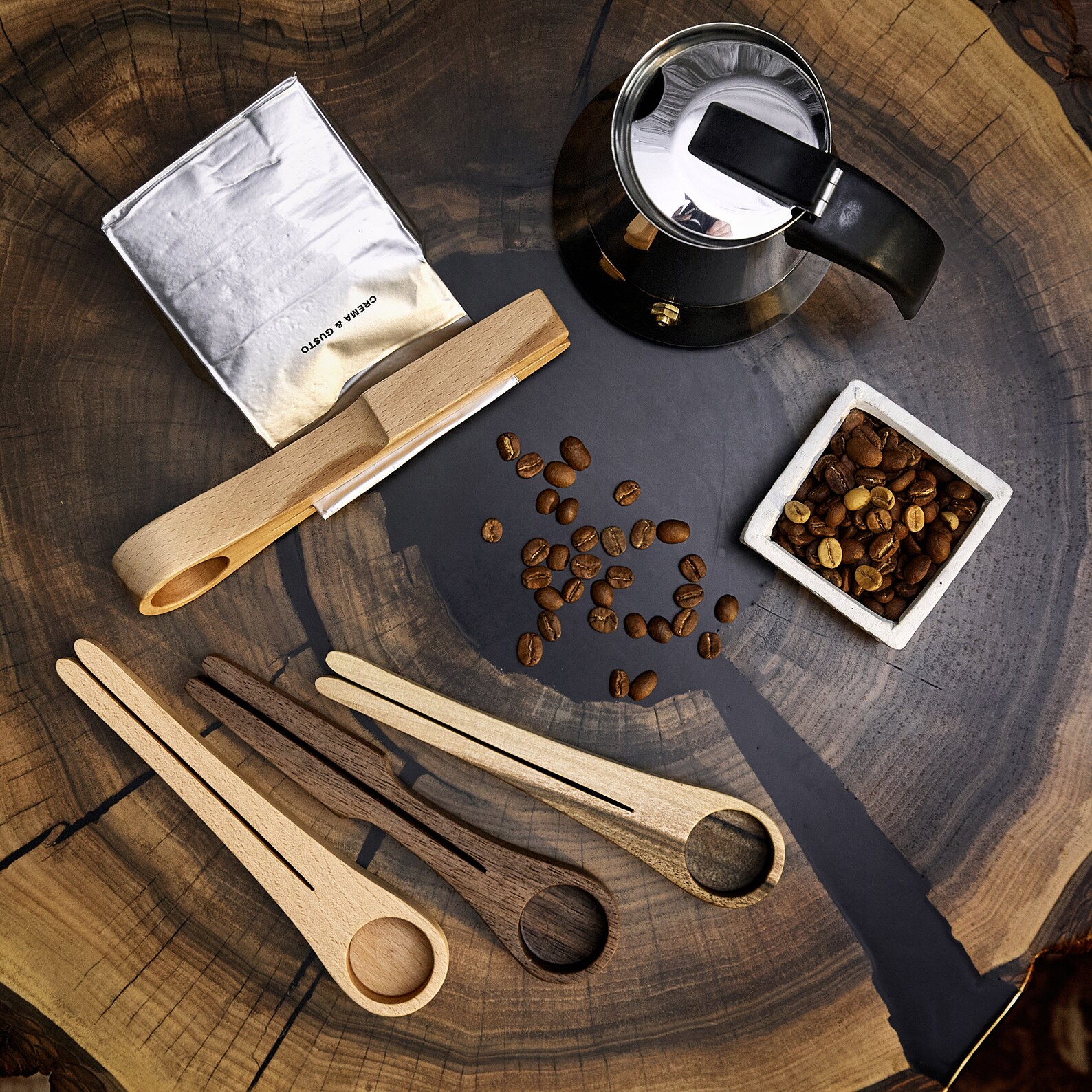 Coffee Spoon and Clip for Packages Bag Clip Measuring Spoon Etsy