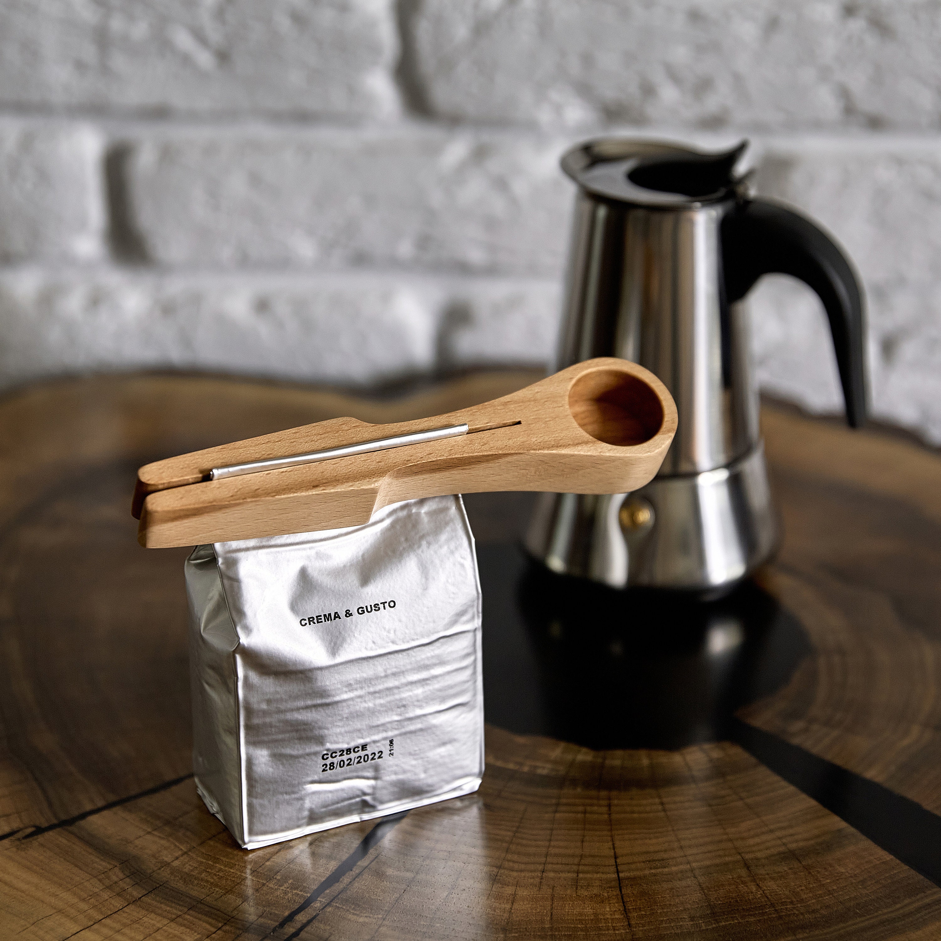 Coffee accessory Clip for Packages Bag clip with measuring Etsy