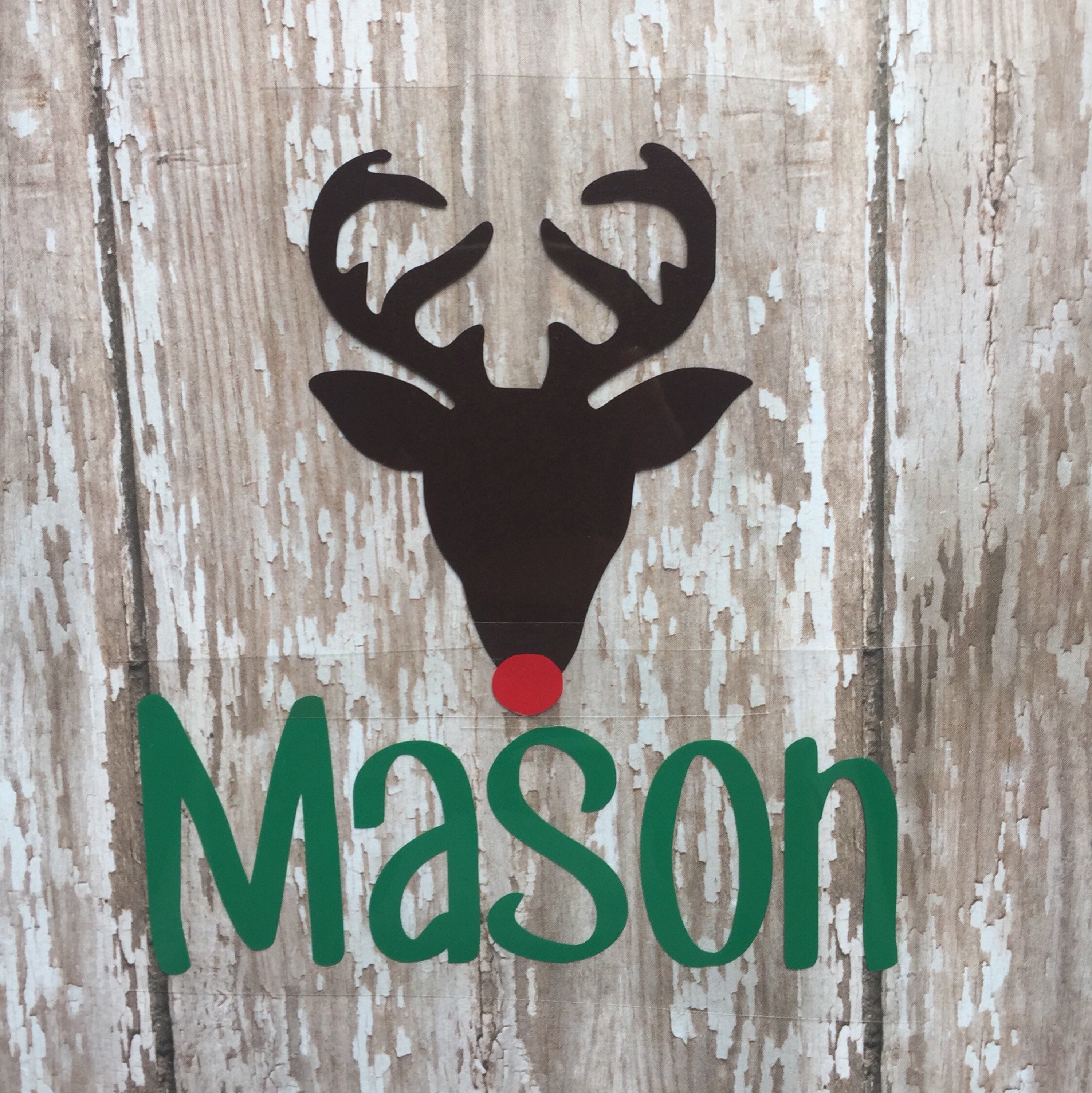 reindeer name tag reindeer name tag