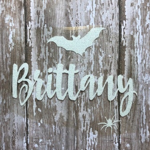 Spooky Name Iron On Decal: Halloween Shirt & Treat Bag DIY