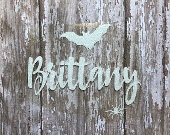 Spooky Name Iron On Decal: Halloween Shirt & Treat Bag DIY