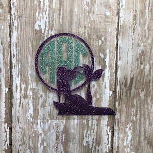 Mermaid Monogram Iron-On Decal: Custom Heat Transfer
